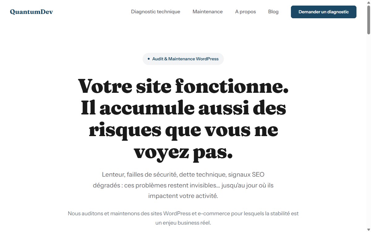 Capture d'écran de QuantumDev